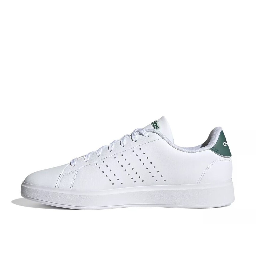 Adidas Advantage 2.0 Sneakers Comfy Athletic White Green Men Shoes IG9166 Sz 8.5